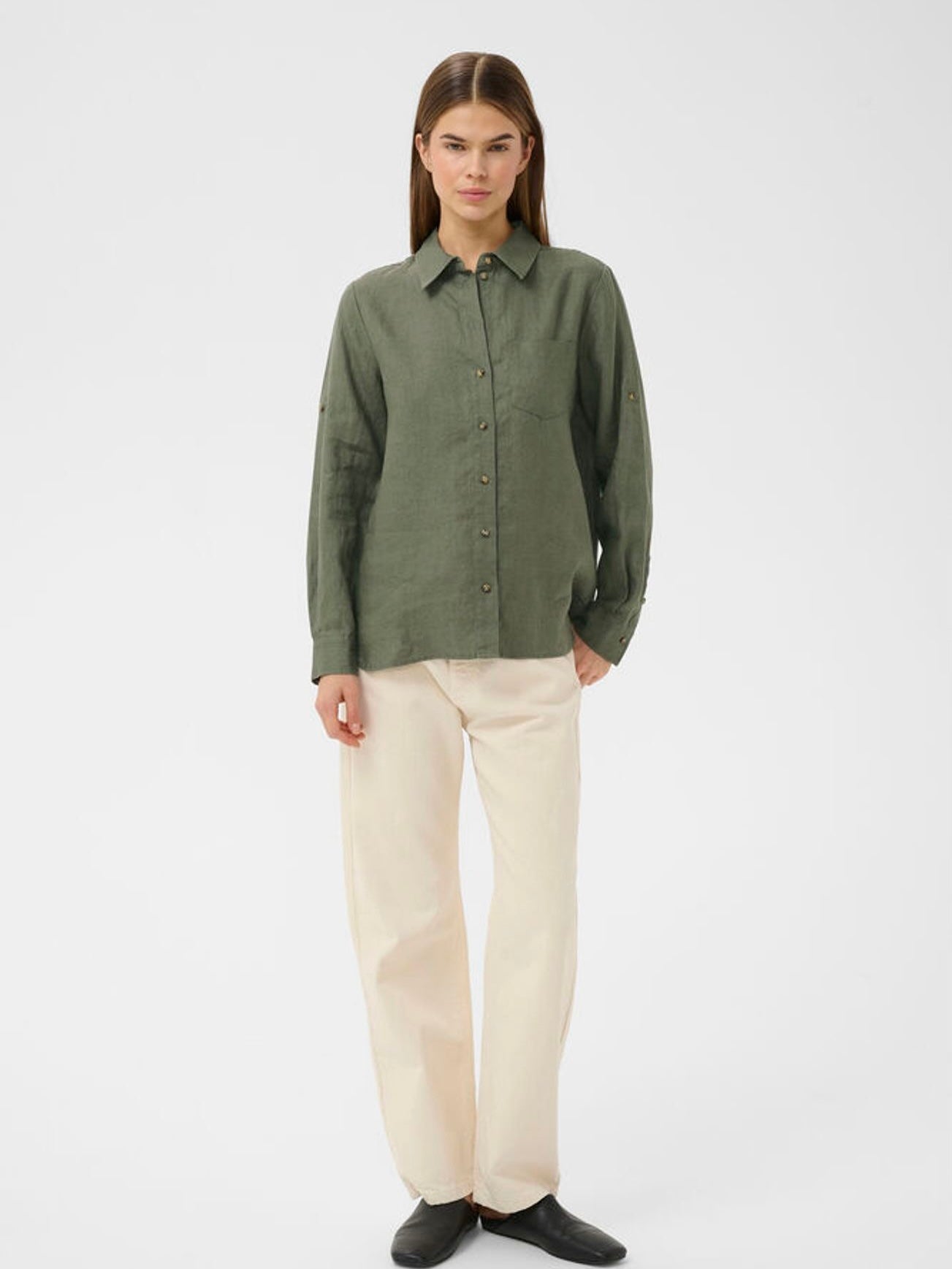 DILANA IW CLASSIC SHIRT, Green