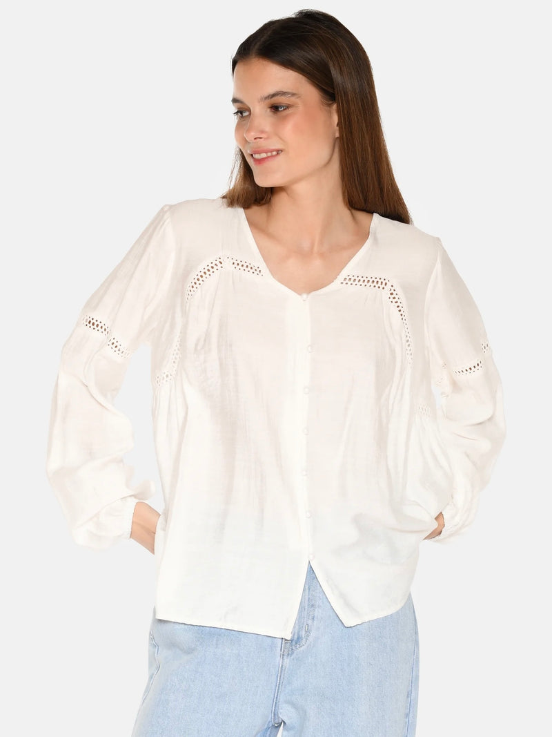 Lilyana Blouse 4237, White