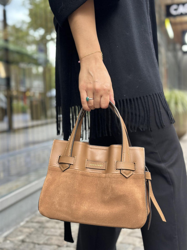 Blossom Medium, Suede, Camel