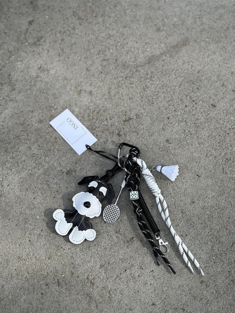 Bag Charm, Black Schnauzer