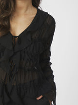 Anika Crepe Chiffon Blouse