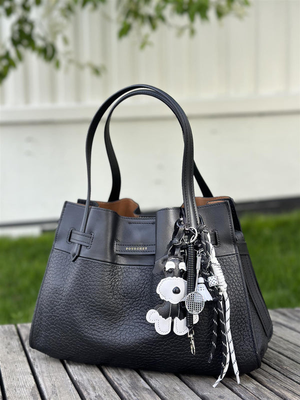 Bag Charm, Black Schnauzer