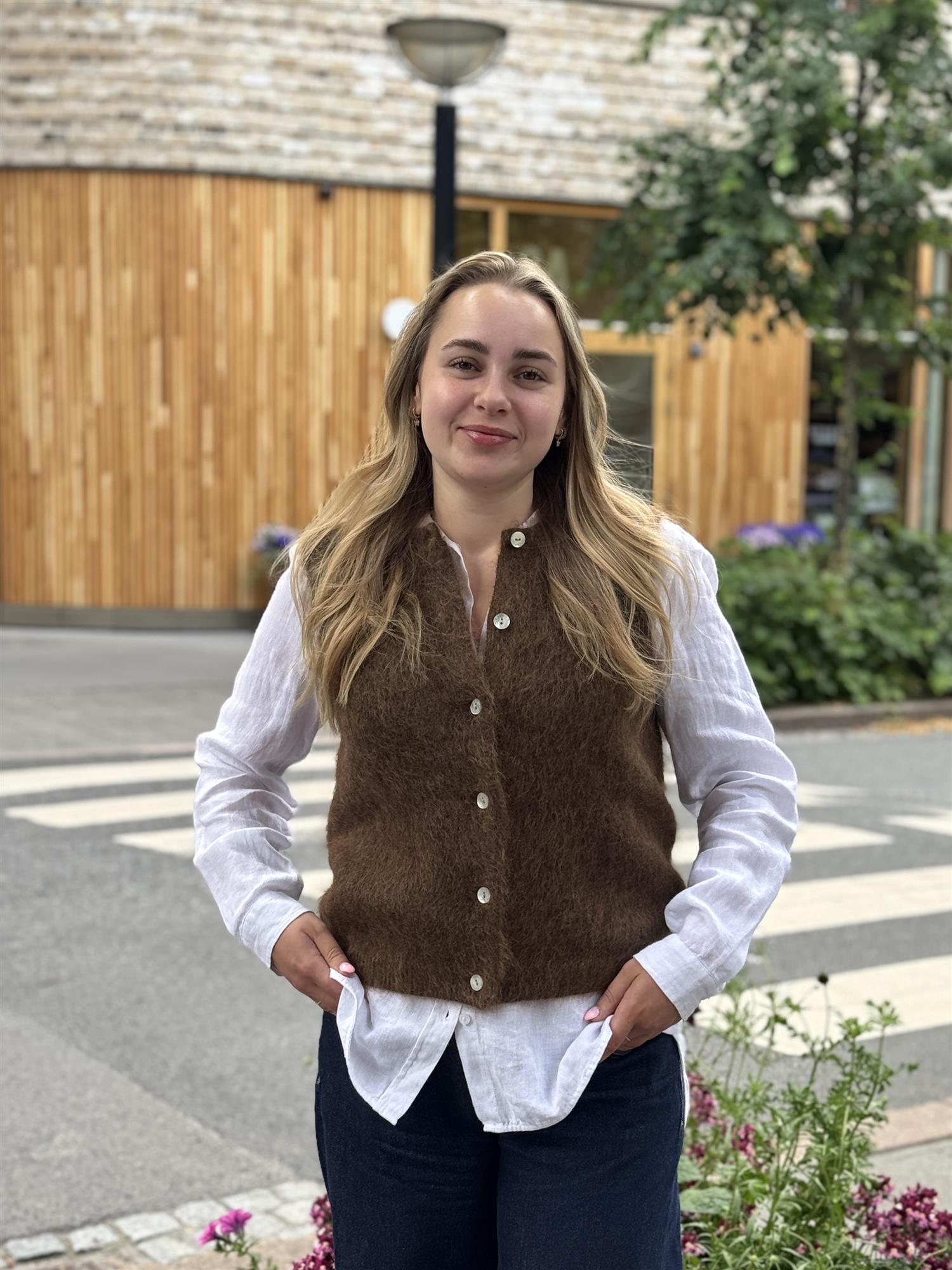 Brook Knit Button Vest