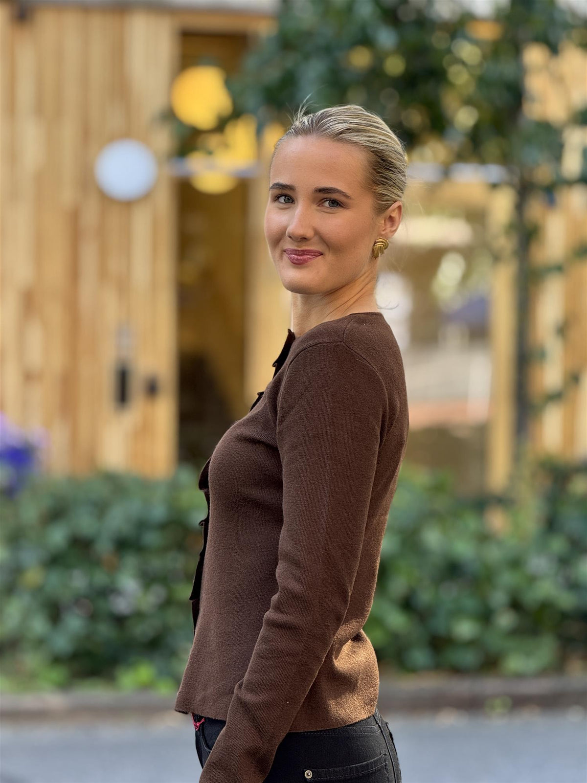 GAMIRA Cardigan, Brown