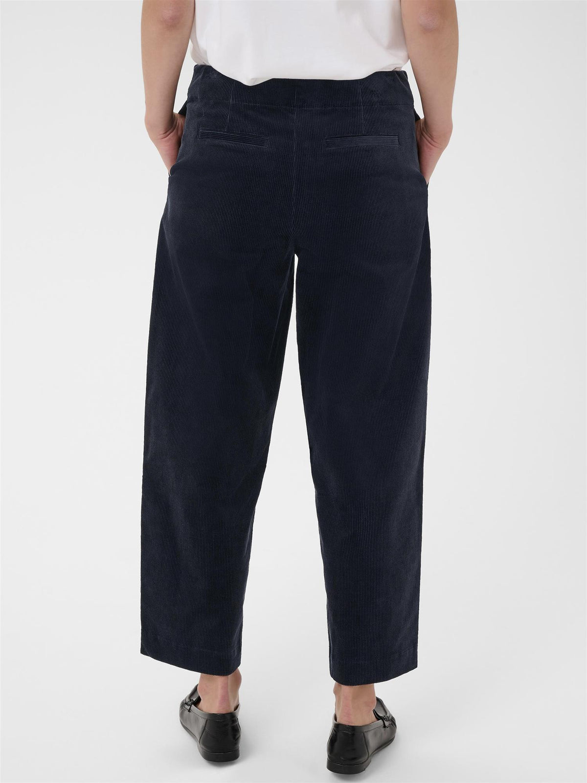 Netta PW Pants, Dark Navy