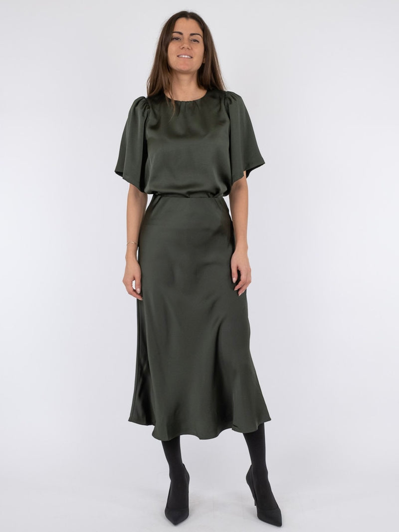 Bovary Skirt, Dark Green