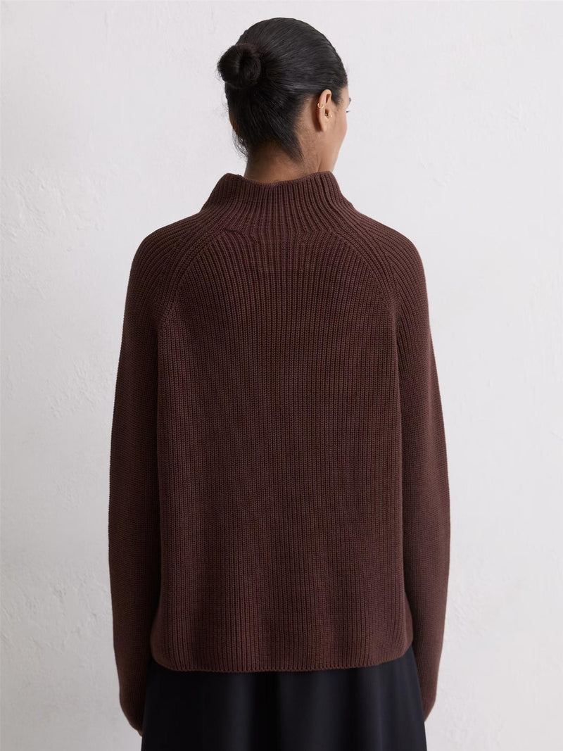 Pullover, longsleeve, Black Cherry