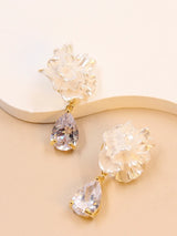 Bellissima-Silver flower earrings 925