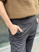 Kim Pant, Pin Stripe Deep Midnight