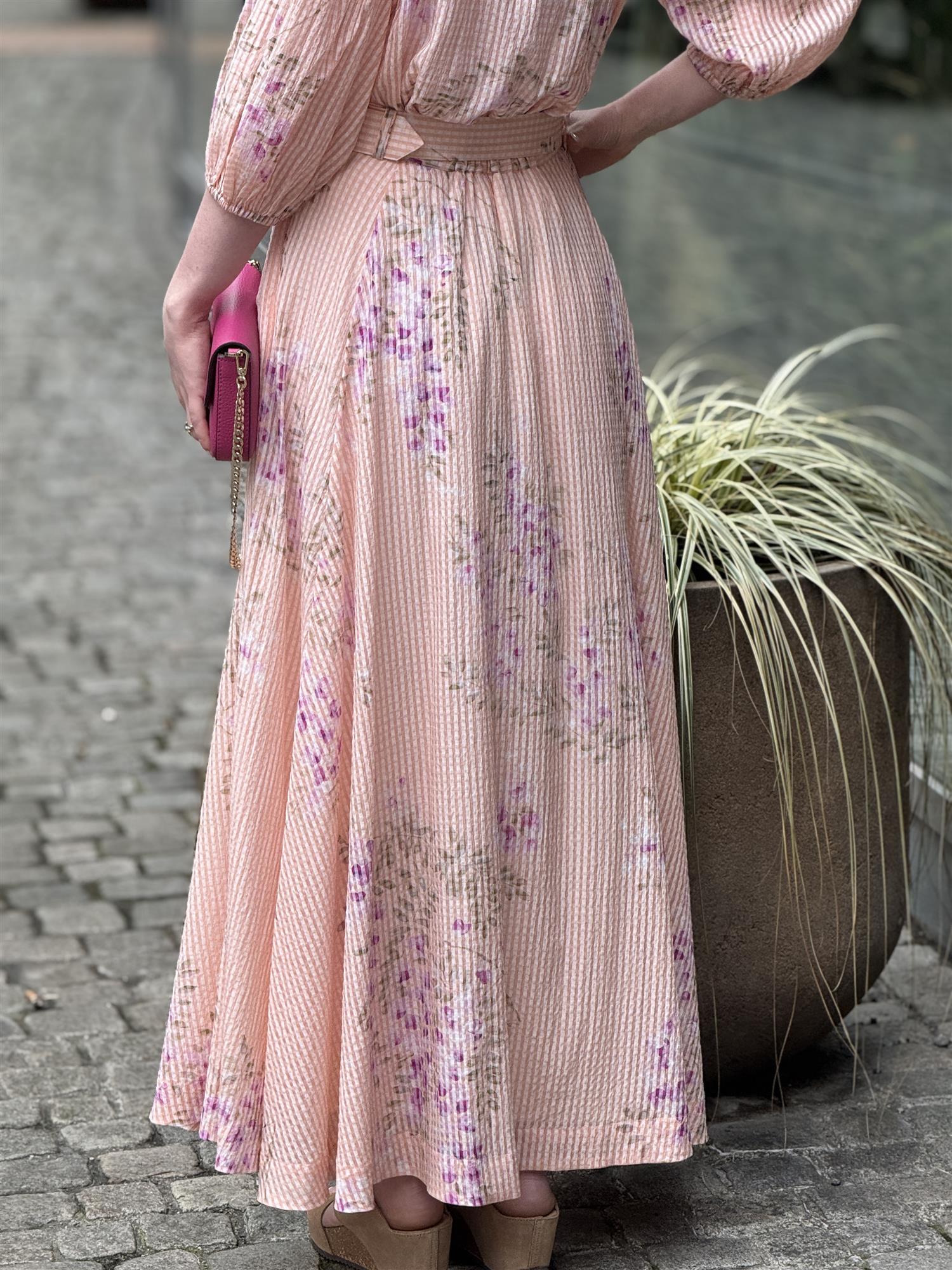 Checks Maxi Skirt, Flourish