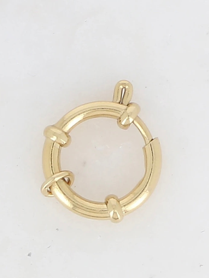 Connecter, round carabins, Gold(size M)