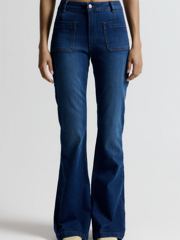 IVY-Ann Charlotte Earth Jeans, Wash Cayenne