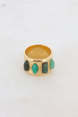 Ring, Precious stone, Green