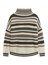 STELLAR Pullover, Off White/Brown