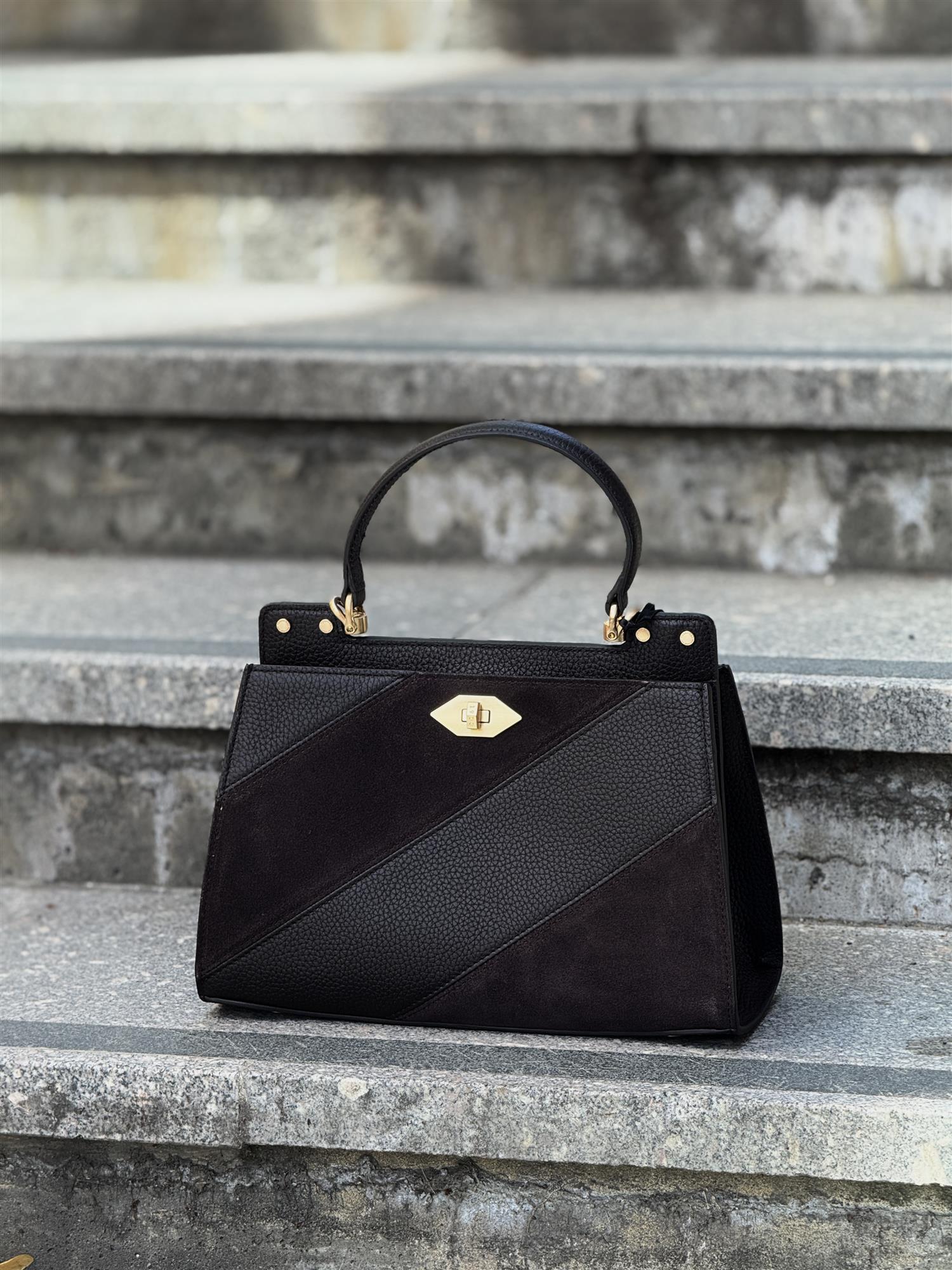 Trianon medium, Suede, Multi