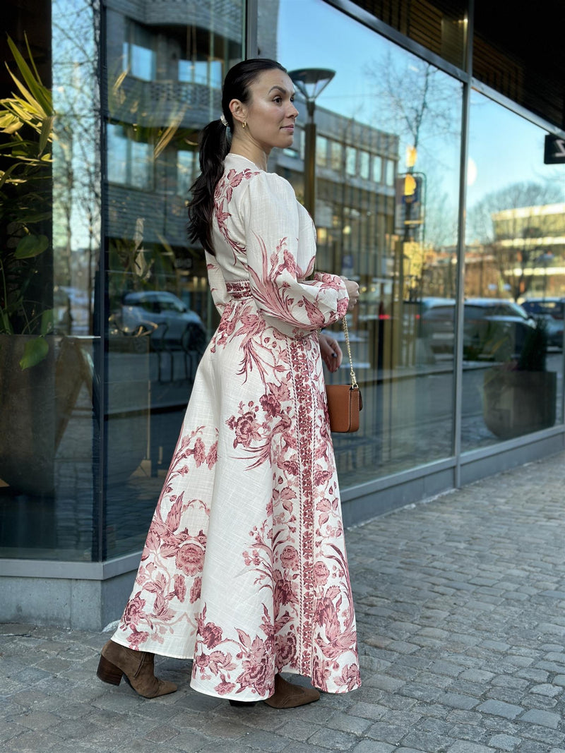 Wrap Dress, Beige