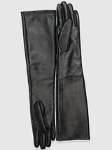 Long Leather Gloves