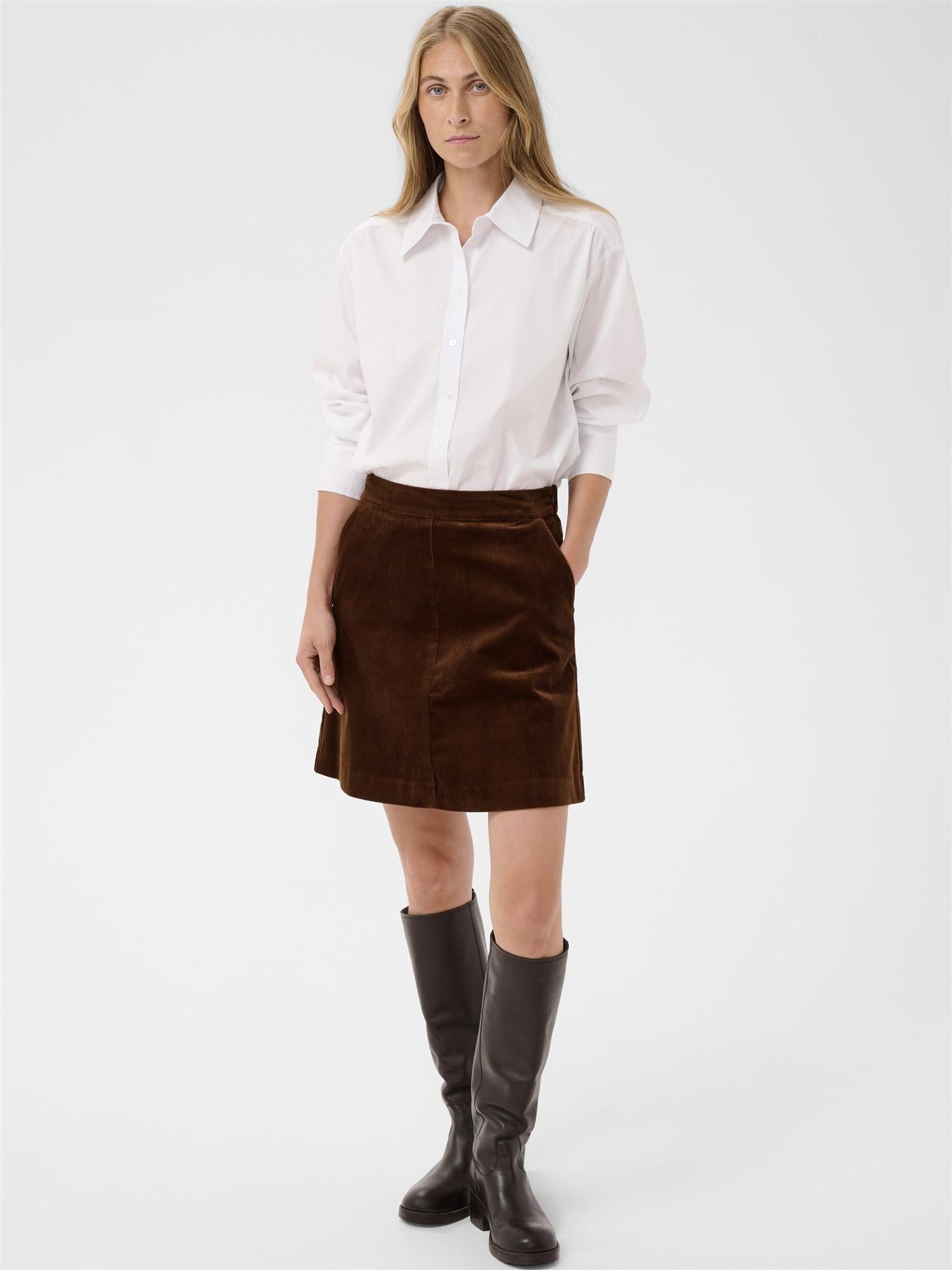 Lings PW Skirt, Brown