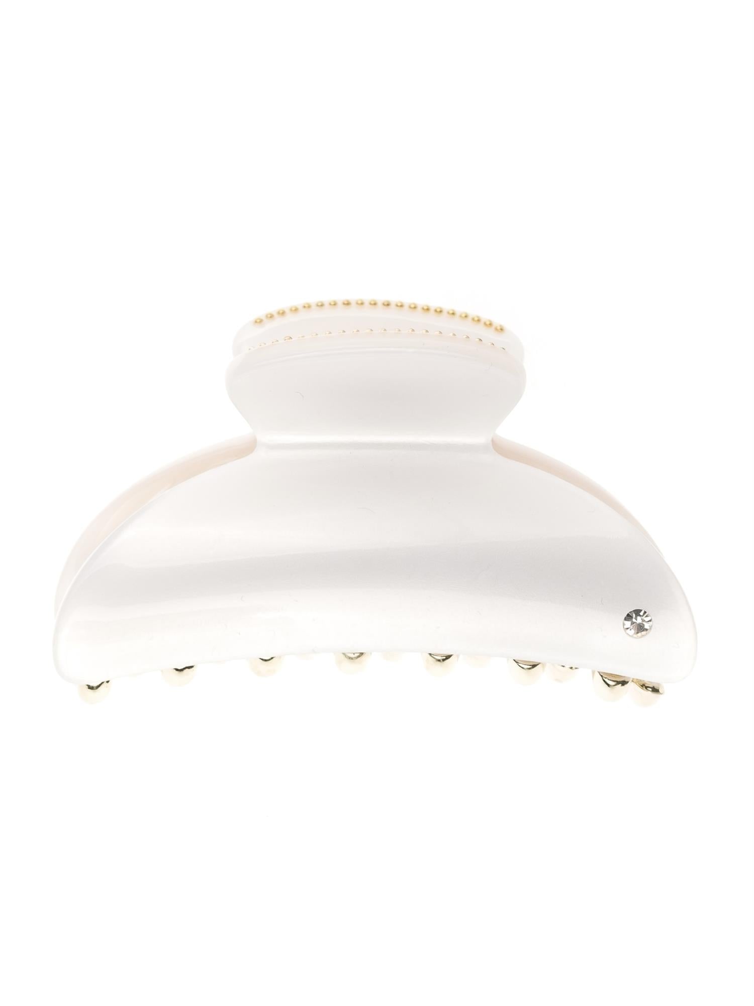 Hair Claw Large, White