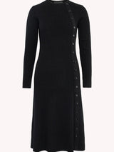 Mima Merino Dress, Black