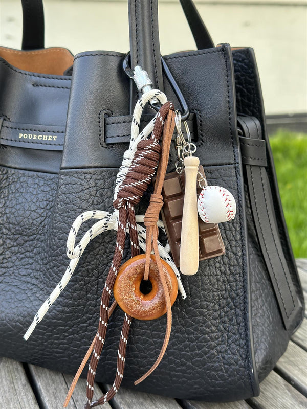 Bag Charm, Baseball Bagel