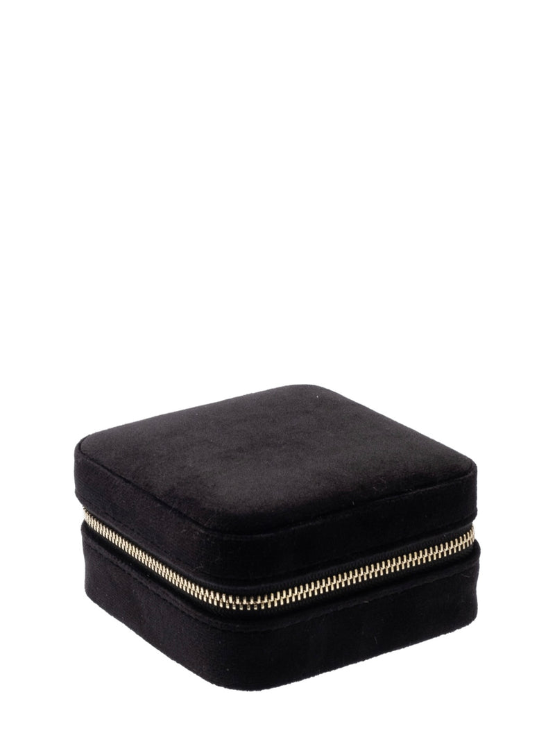 Velvet Jewellery Box Mini, Black