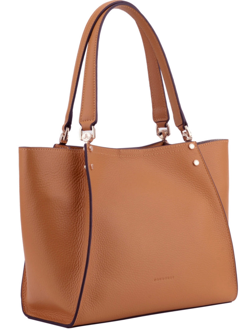 Hebdo, Small Tote, Camel