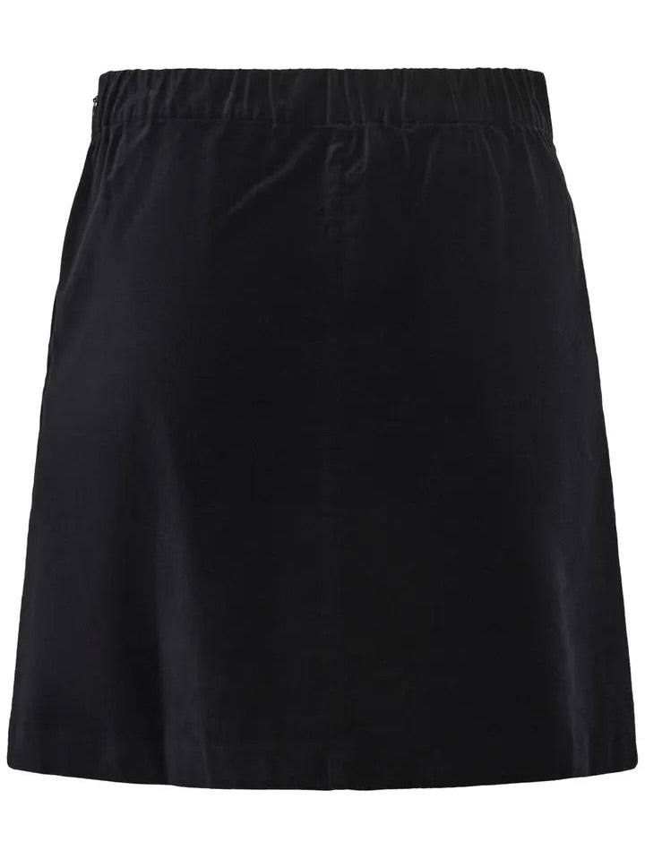 Lings PW Skirt, Black velour