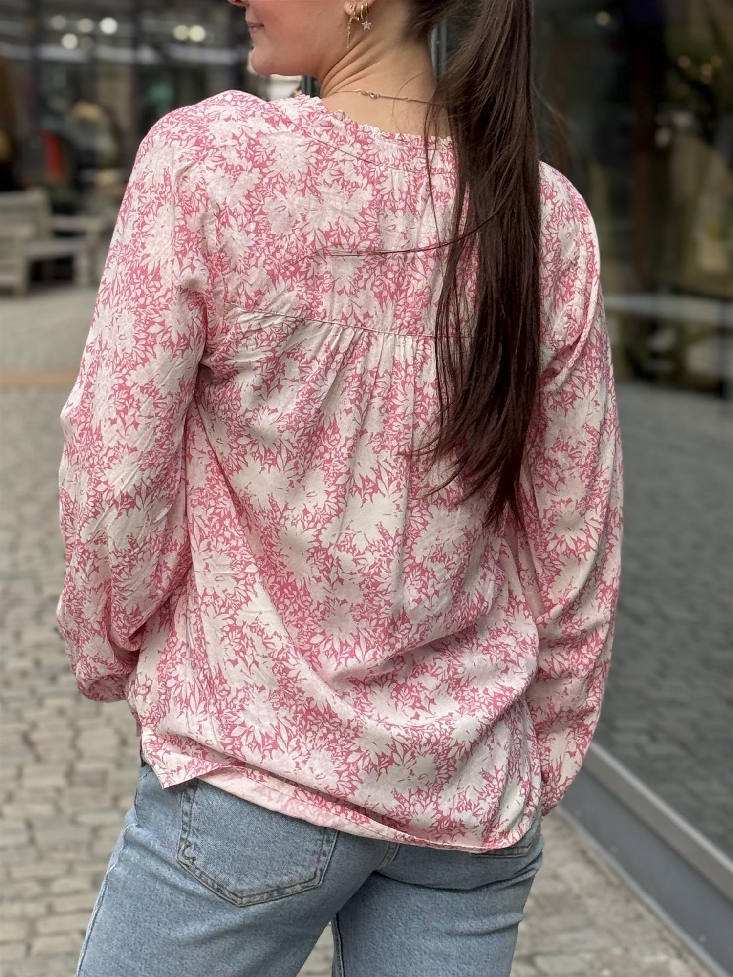 Sadie Shirt, Coral Blush