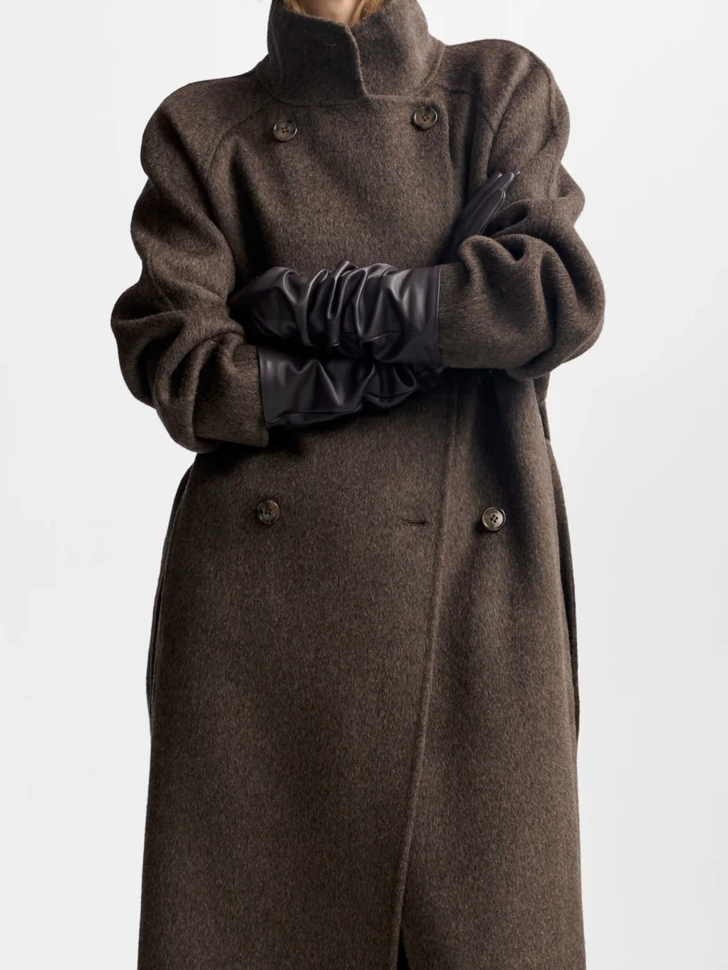 Long Leather Gloves