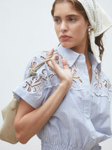 Lolita Blouse, Light Blue