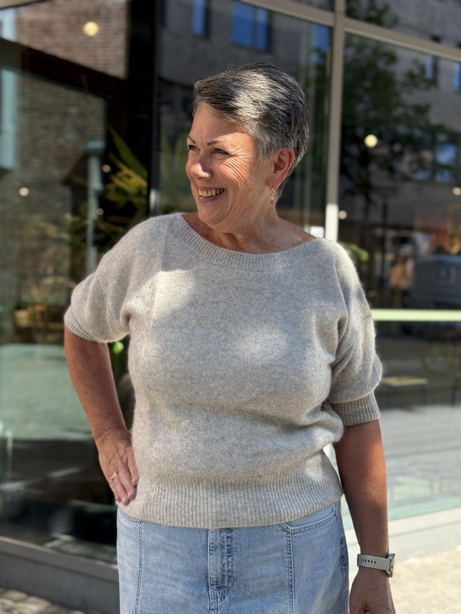 MOI Pullover, Grey Melange