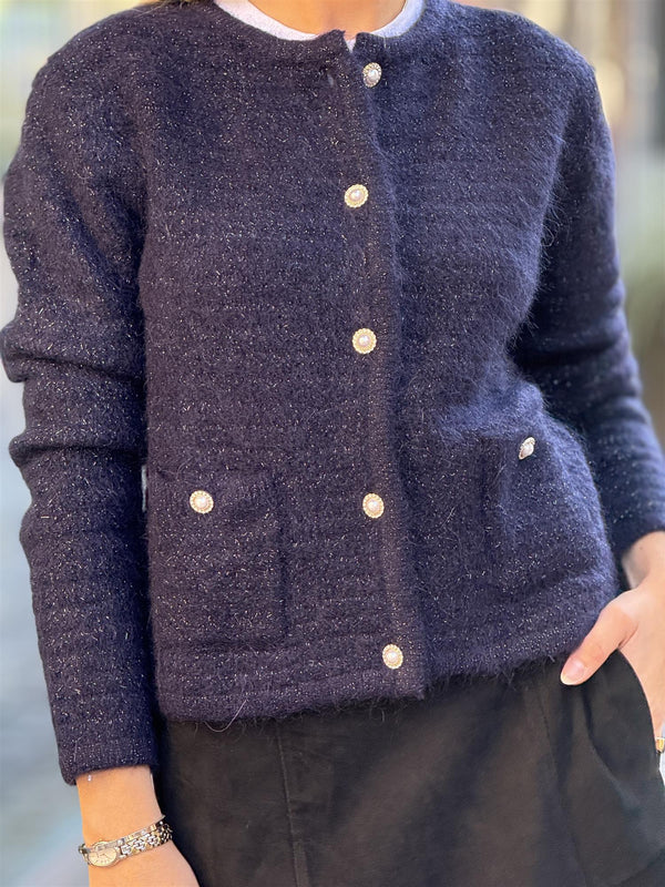 Casilda cardigan, Dark Navy
