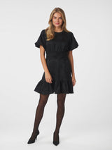 Sulli Jacquard Dress, Black
