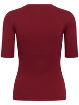 Dagna IW V T-shirt, Burgunder