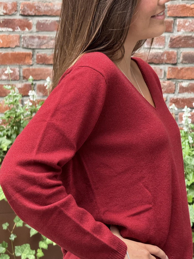 Codas 3801 Jumper, Burgunder