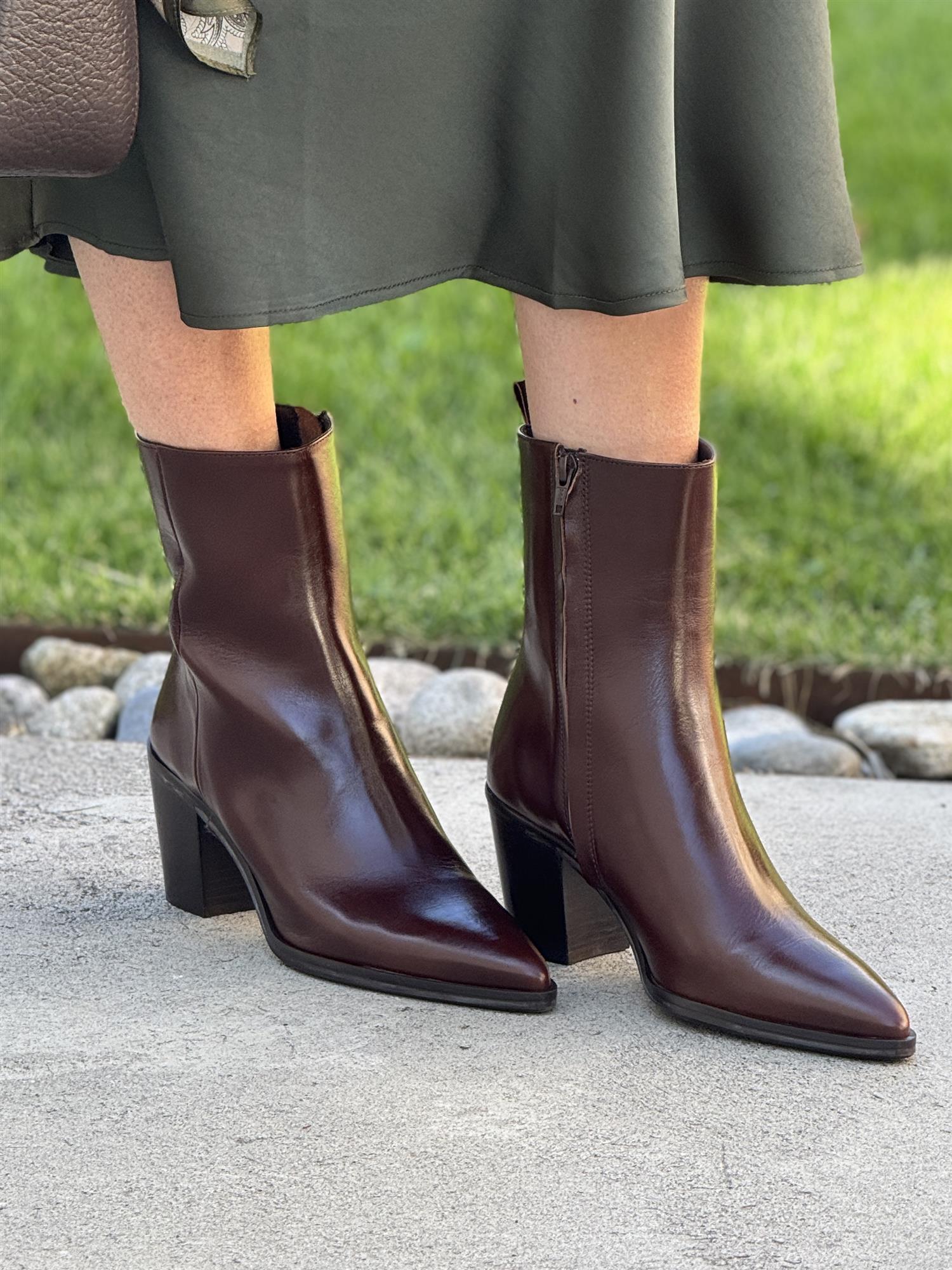 Boots, Tan Marte Calf 080, Brown