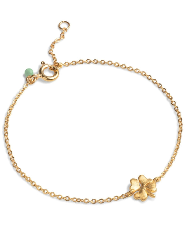 Bracelet Organic Clover, Gull