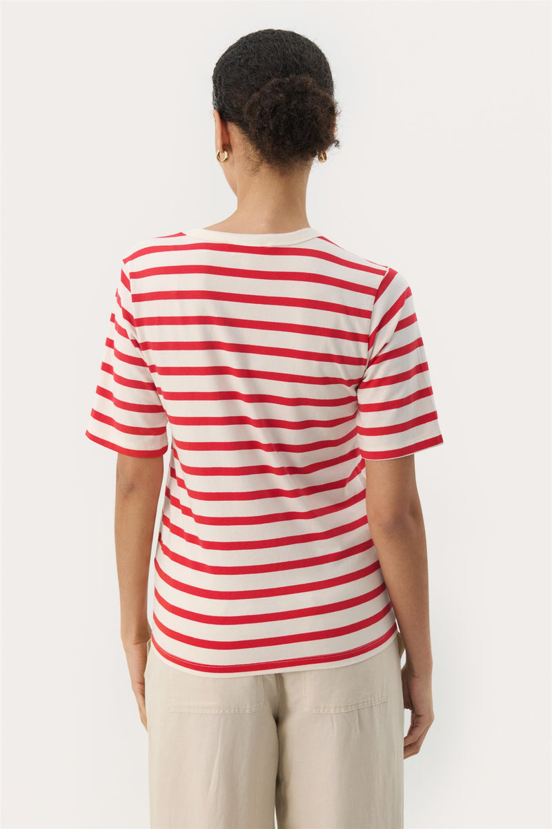 Ratani PW T-shirt, Red and white