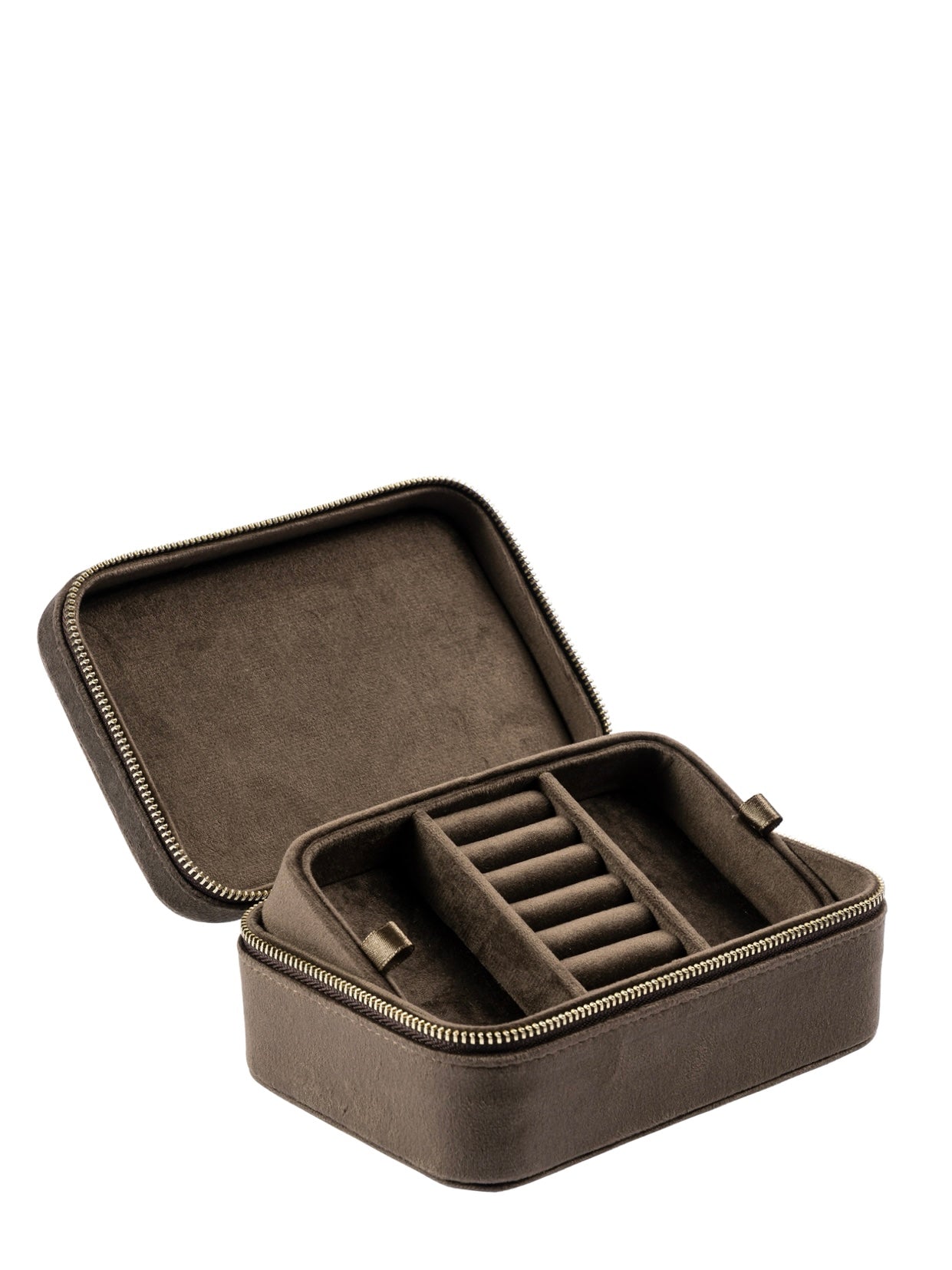 Velvet Jewellery Box, Brown
