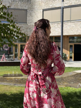Viscose V-Neck Dress, Amour