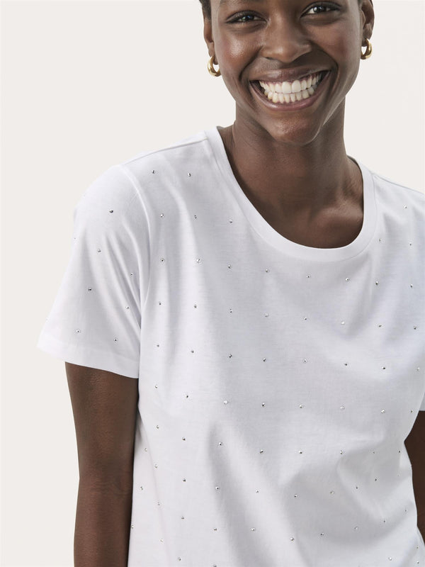 Maggi PW T- Shirt, White Shine