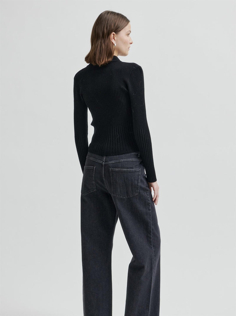 Jet Knit Cardigan, Black