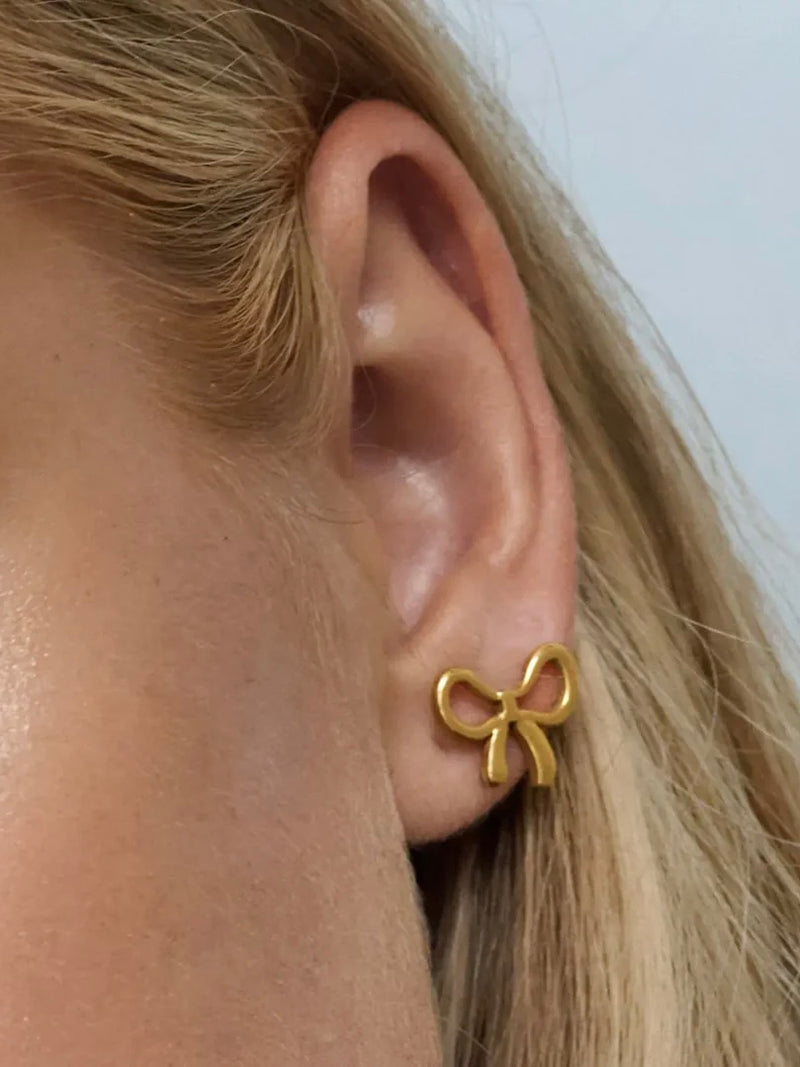 Juliette - Bow Stud Earrings