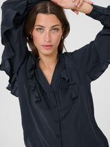 Stefani PW Blouse,Dark Navy