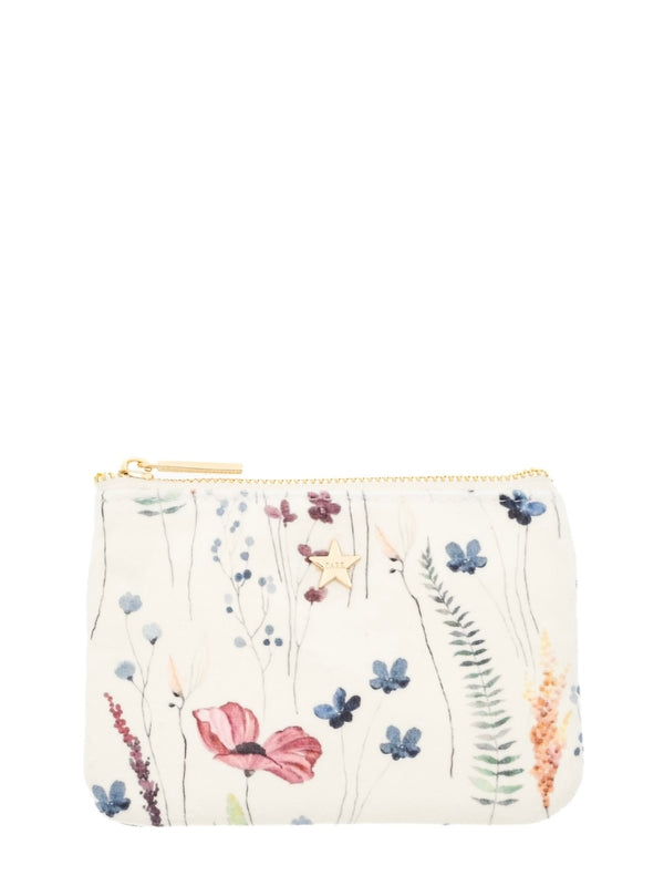 Mini Velvet Pouch, Flower