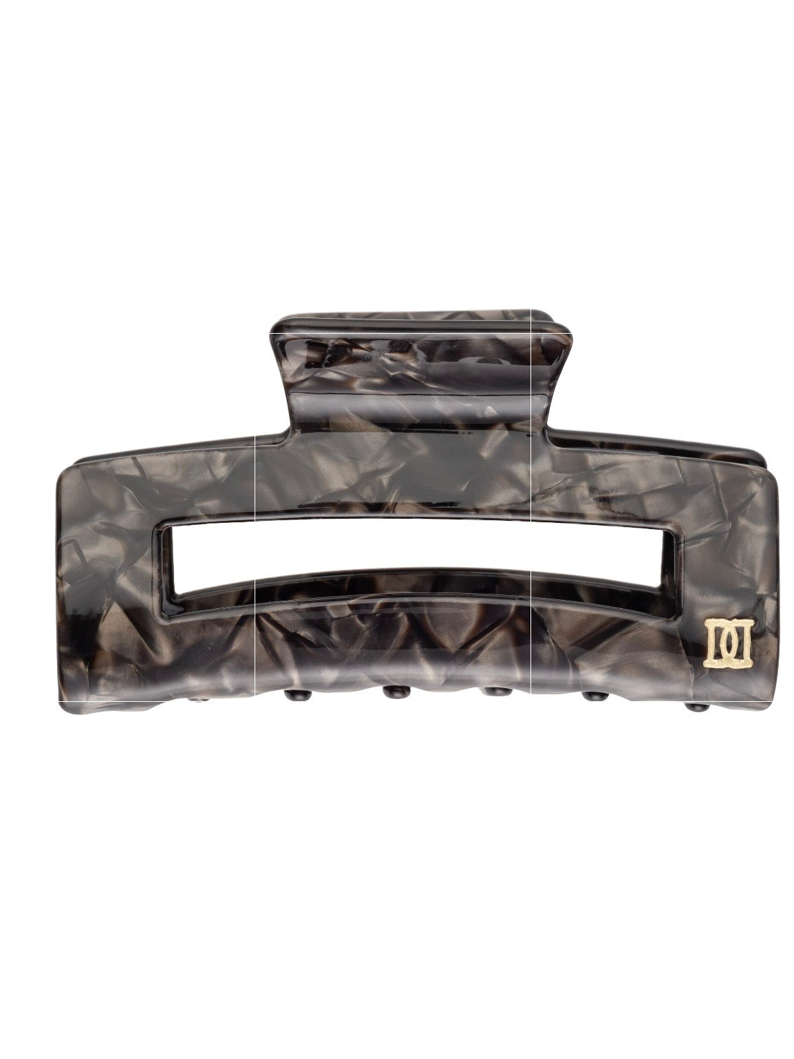 Square Hair Claw Large, Brown
