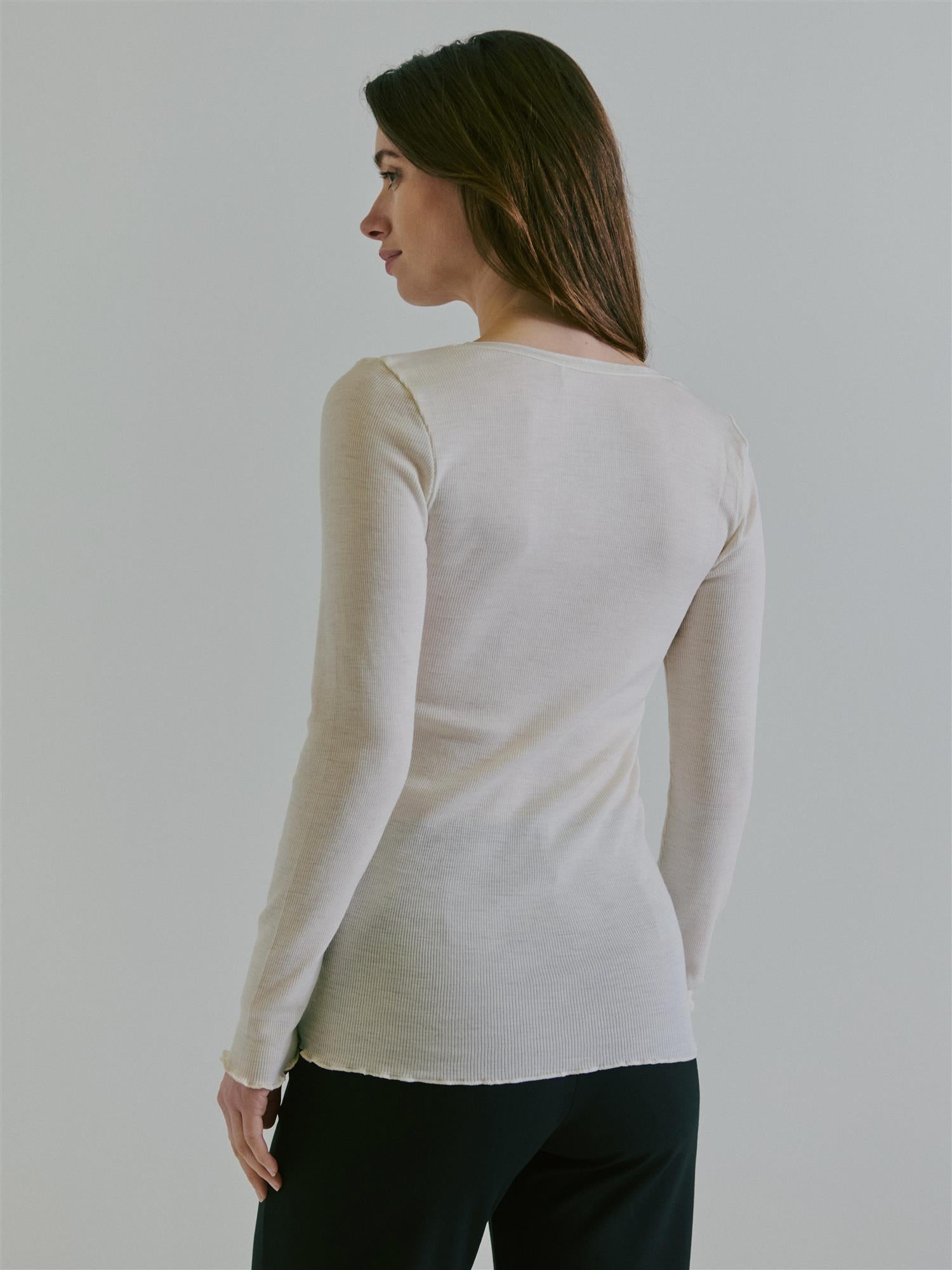 Amber T-shirt, Ivory
