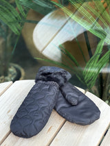 Makara Puff Mittens, Black