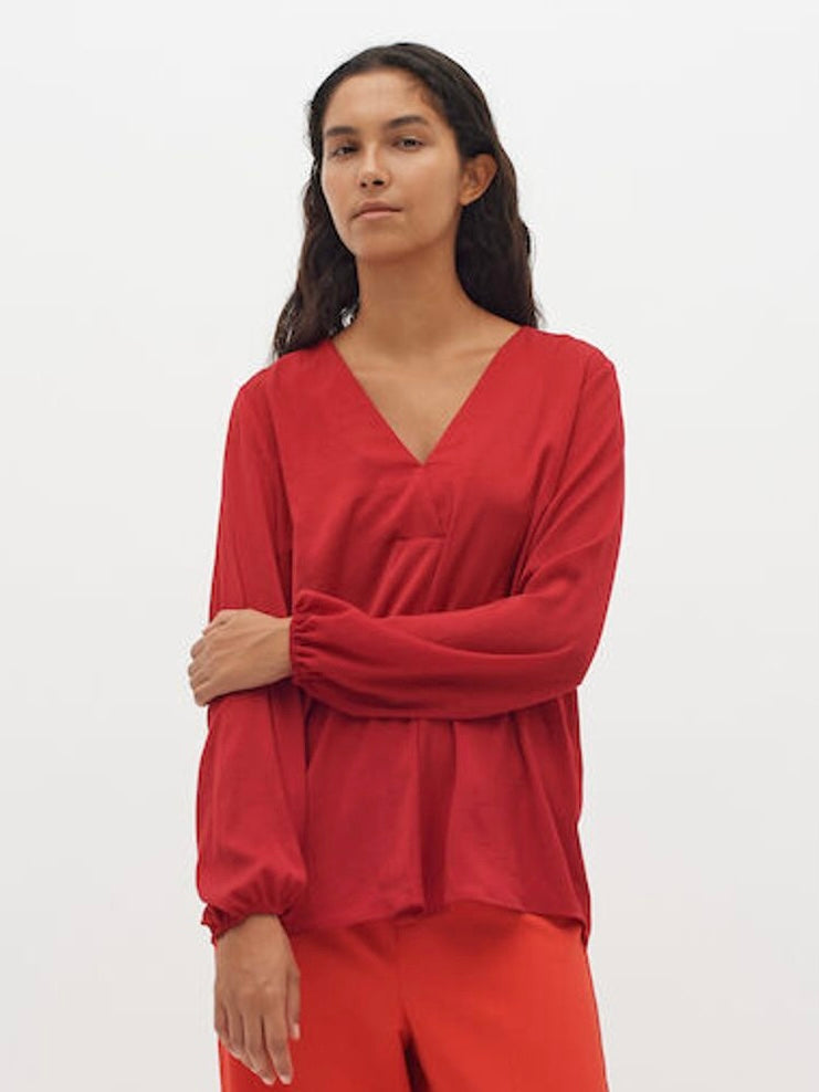 Rinda IW Blouse, Red